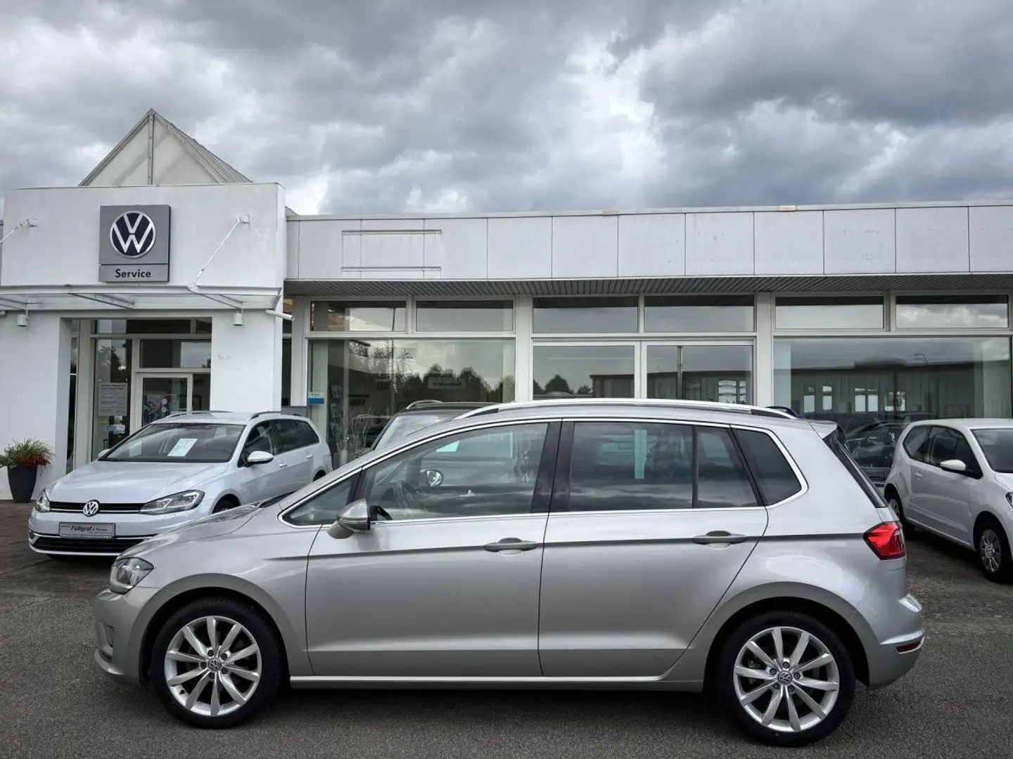 Volkswagen Golf Sportsvan Golf VII Sportsvan 1.4 TSI Highline DSG ACC Sitzh. Silber - 1