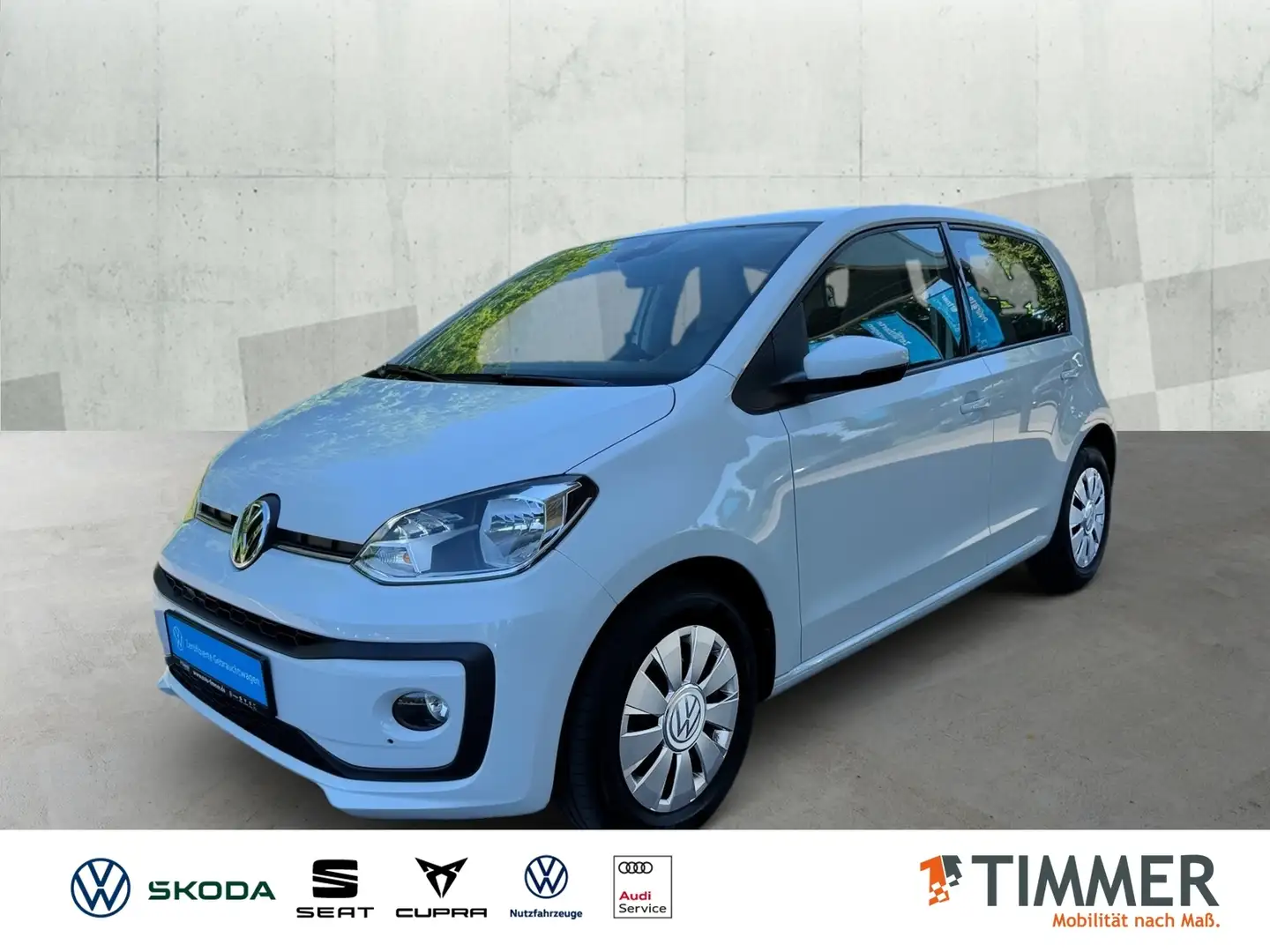 Volkswagen up! 1.0 MOVE! *4-TÜR *SHZ *KLIMA * Weiß - 1