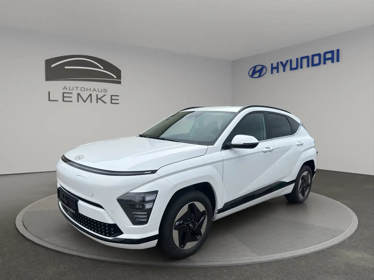 Hyundai KONA ELEKTRO 48,4kWh TREND - NAVI - ALLWETTERREIFEN UVM Blanco - 1