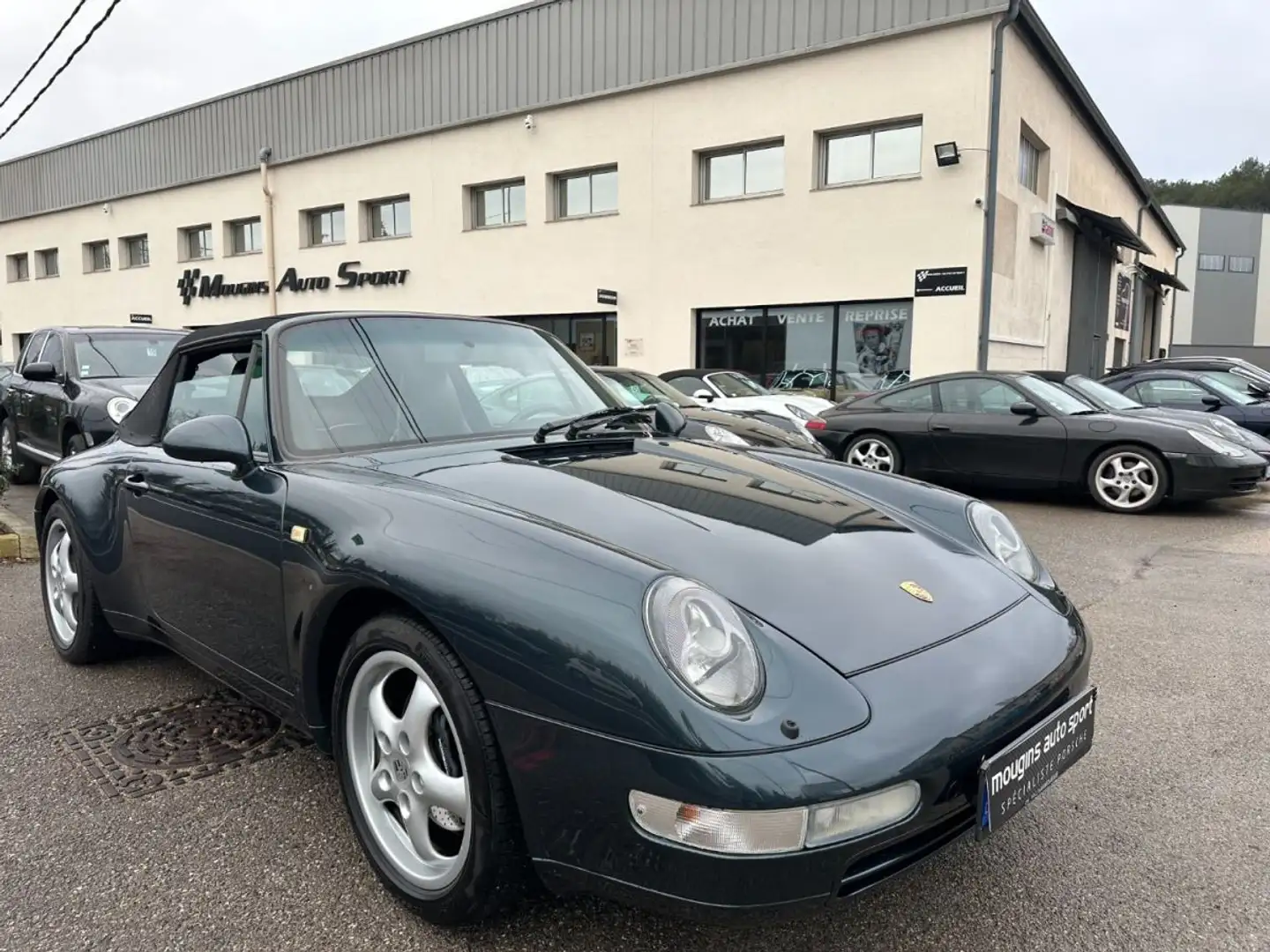 Porsche 911 993 Cabriolet 3.6 272cv Tiptronic Groen - 1
