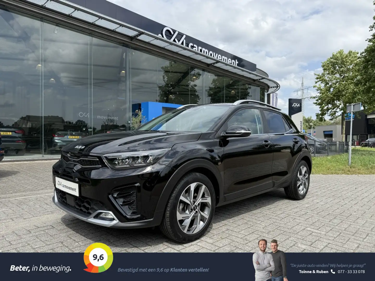 Kia Stonic 1.0 T-GDi MHEV 120PK GT-PlusLine Automaat | Navi | Zwart - 1