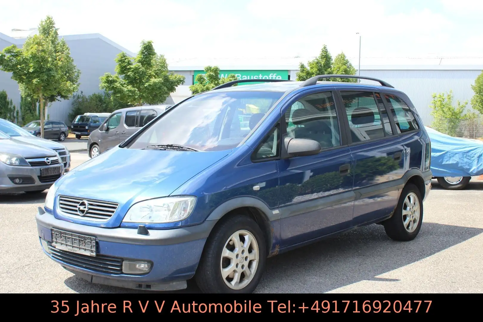 Opel Zafira 2.2 16V Sportsline, Klima, Schiebedach, Bleu - 2