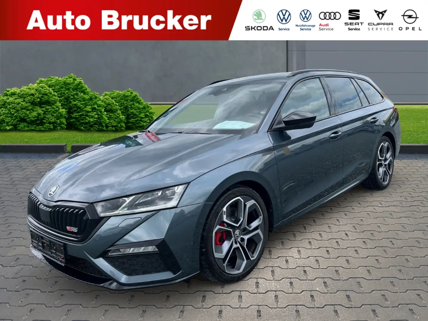 Skoda Octavia Combi RS Plus 2.0 TSI+Alufelgen+Navi+elektr.Sitze Grau - 1