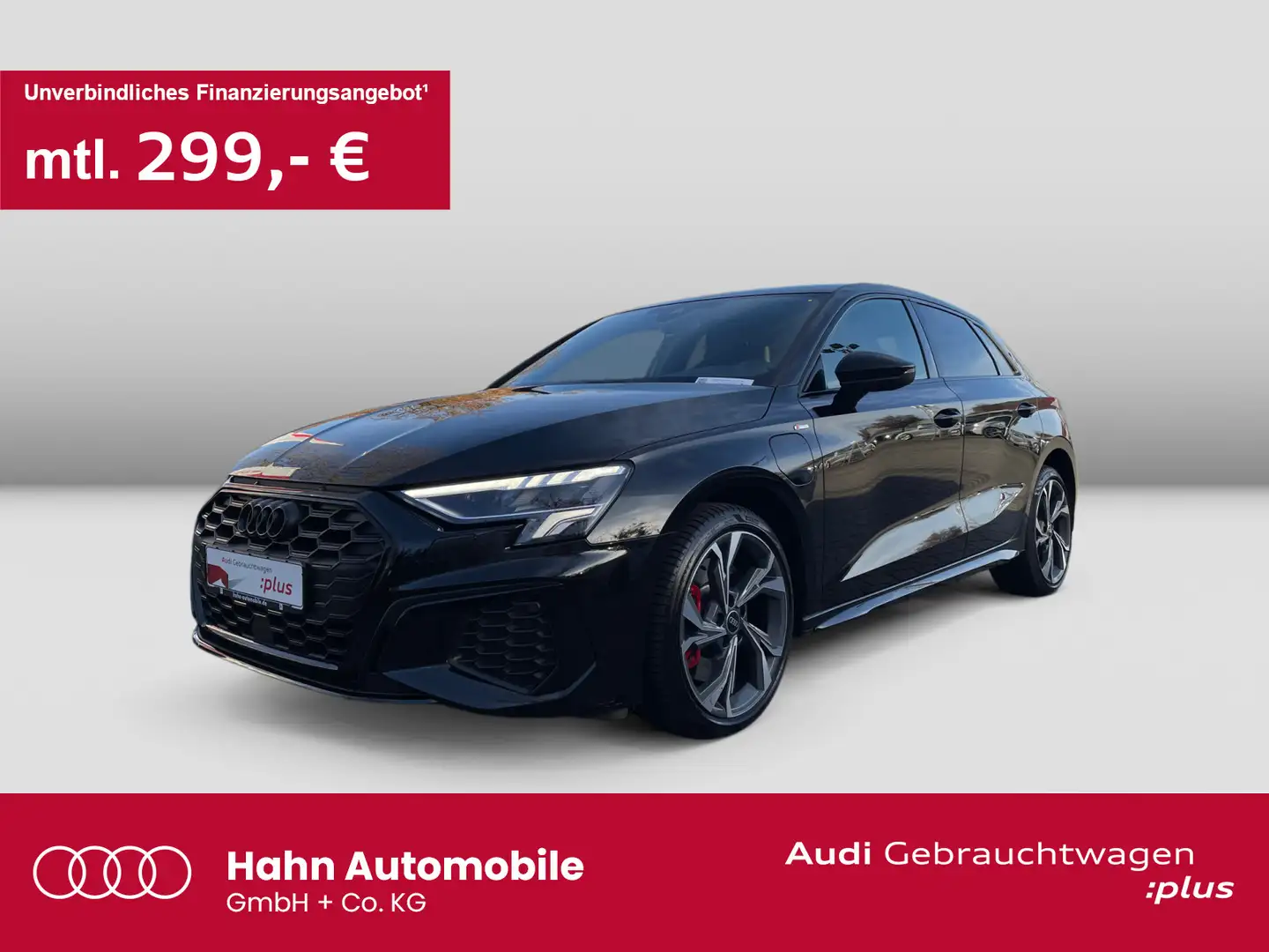 Audi A3 45TFSIe S tronic S line LED Navi Ca Schwarz - 1