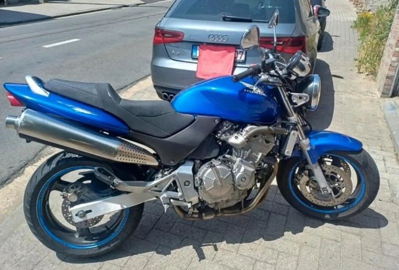 Honda Hornet prête à immatriculé Bleu - 1