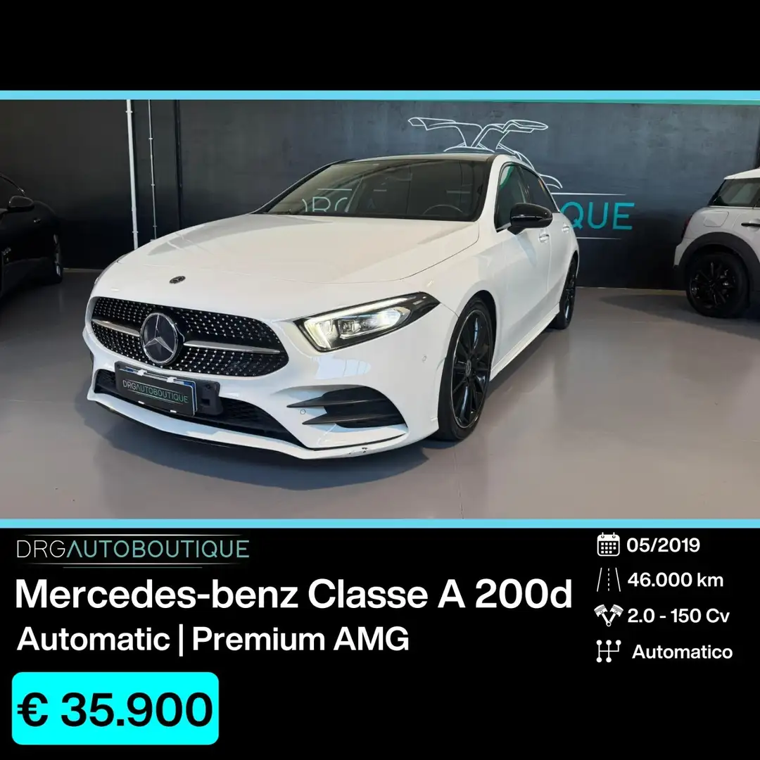 Mercedes-Benz A 200 A 200 d Automatic Premium Blanc - 1