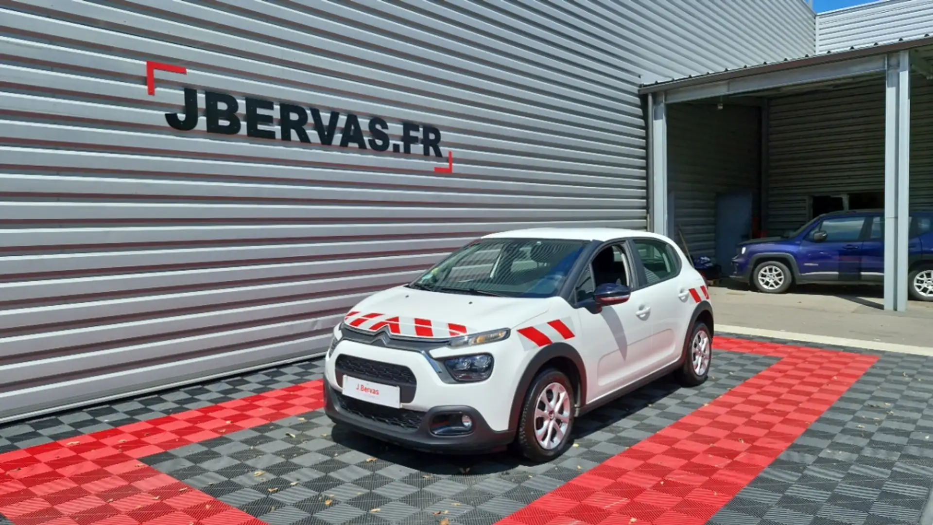 Citroen C3 Société BlueHDi 100 S&amp;S BVM6 Feel Blanc - 1