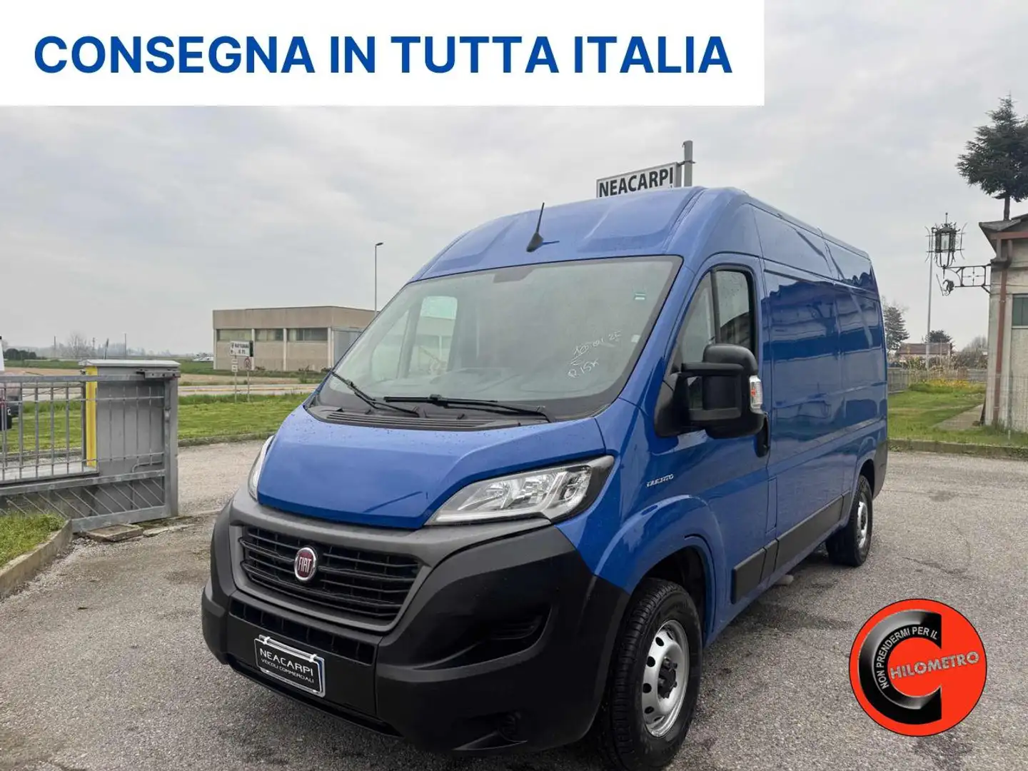 Fiat Ducato 35 2.3 MJT 140C-(PM-TM L2H2)SENSORI-FURGONE-E6 Blu/Azzurro - 1