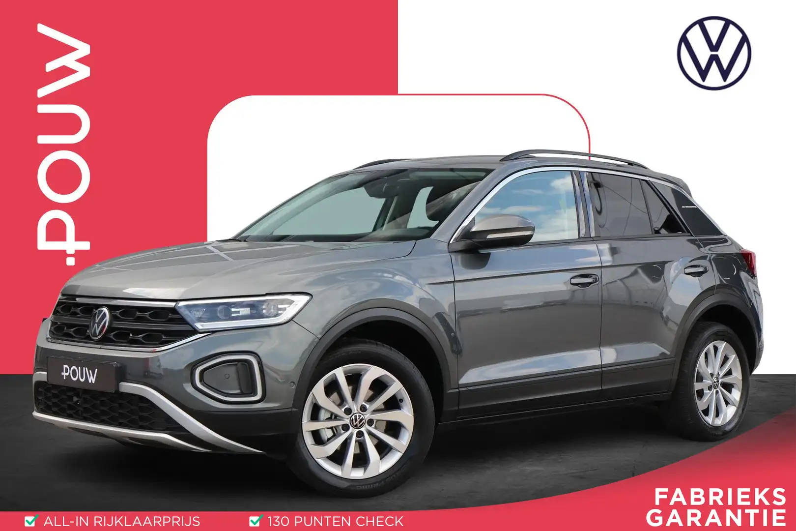 Volkswagen T-Roc 1.5 TSI 150pk Life | App Connect Navigatie | Clima Grau - 1
