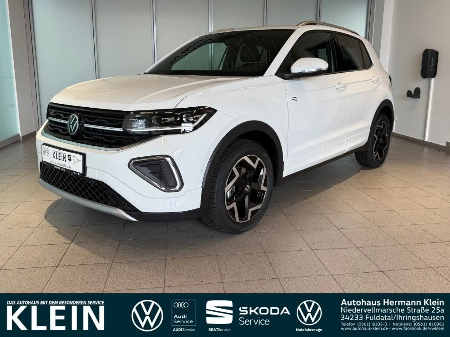 Volkswagen T-Cross R-Line 1.0 l TSI OPF 85 kW (116 PS) 7-Gang-Doppelk Wit - 1