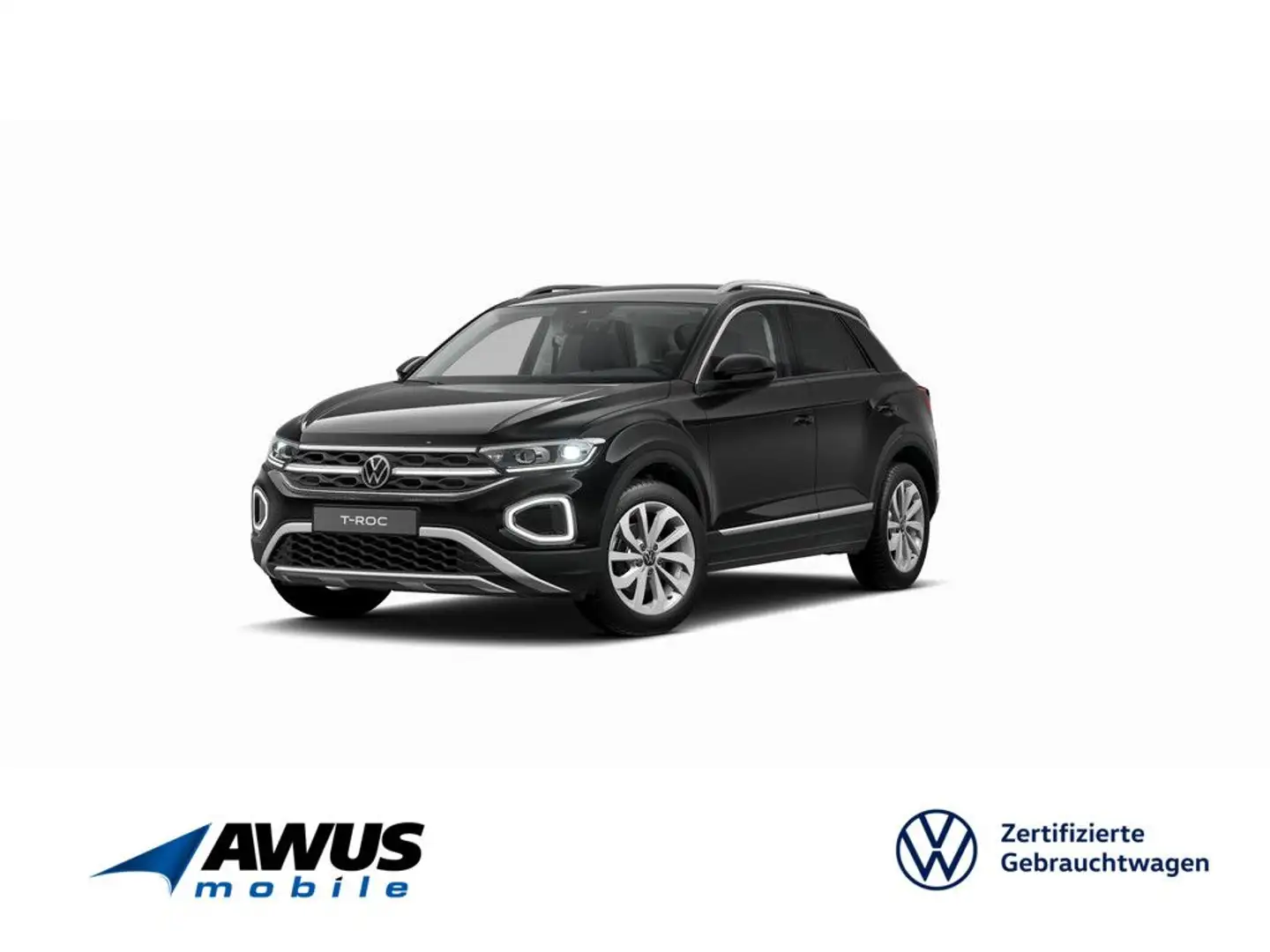 Volkswagen T-Roc 1.5TSI Style AHK Schwarz - 1
