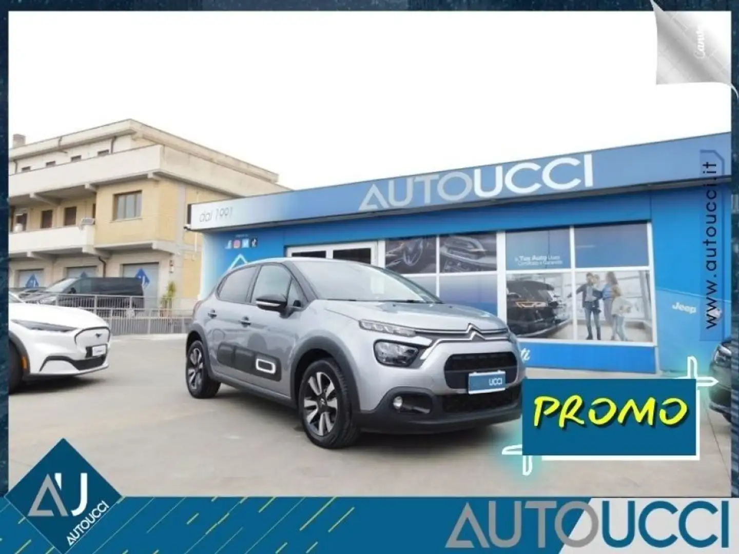 Citroen C3 PureTech 110 S&S EAT6 Max Cambio Automatico Grigio - 1