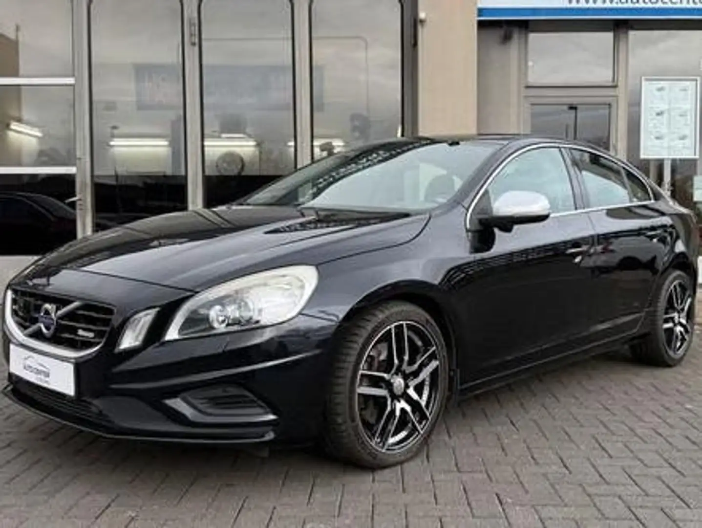 Volvo S60 R-Design AUTMATIK TEILLEDER 1 HAND AHK NAVI PDC Schwarz - 2