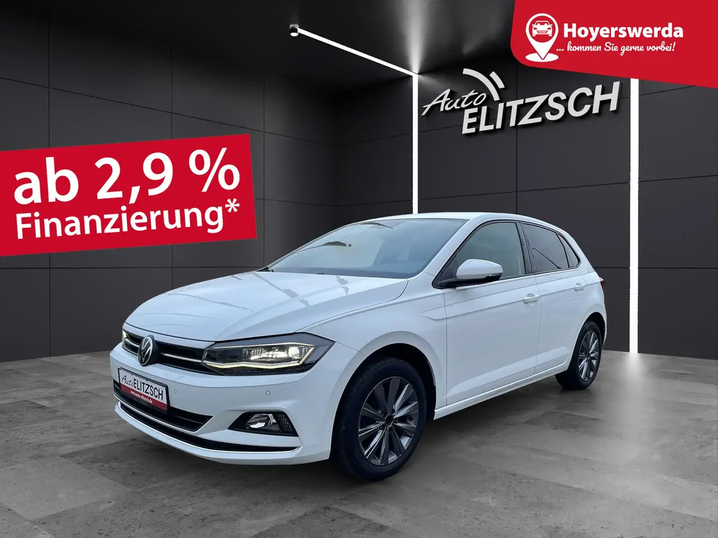 Volkswagen Polo Highline TSI DSG LED ACC SHZ PDC Navi Klima Weiß - 1