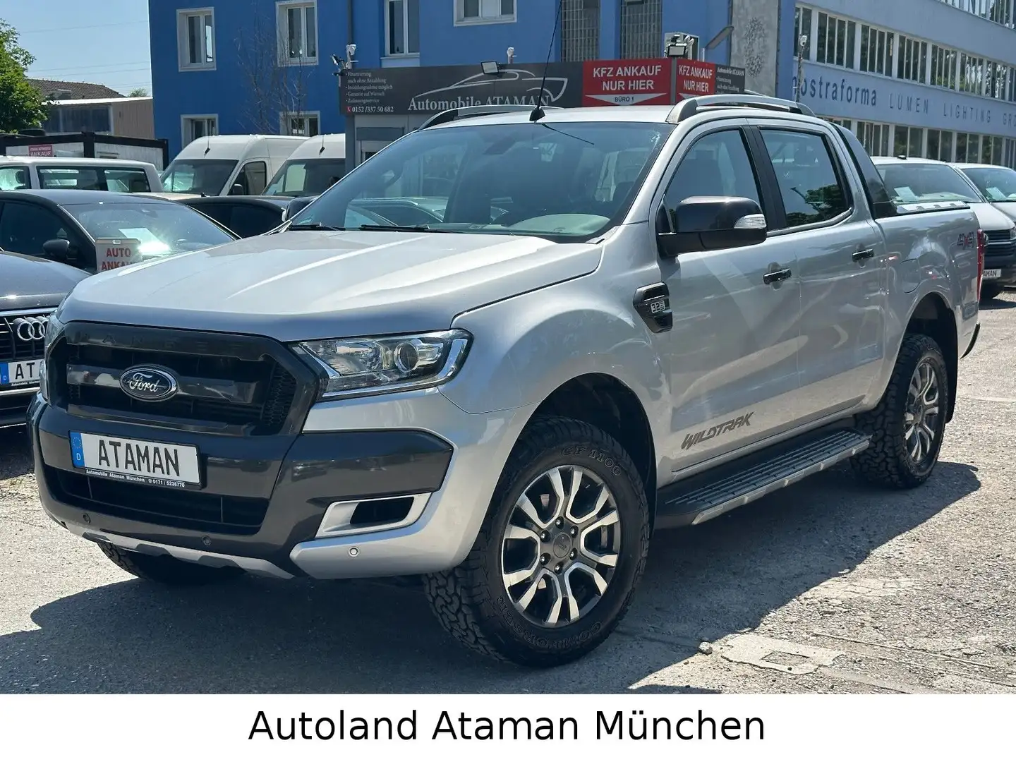 Ford Ranger 3.2 TDCi *Wildtrak* 4x4 DK Autom/Navi/AHK Silber - 1