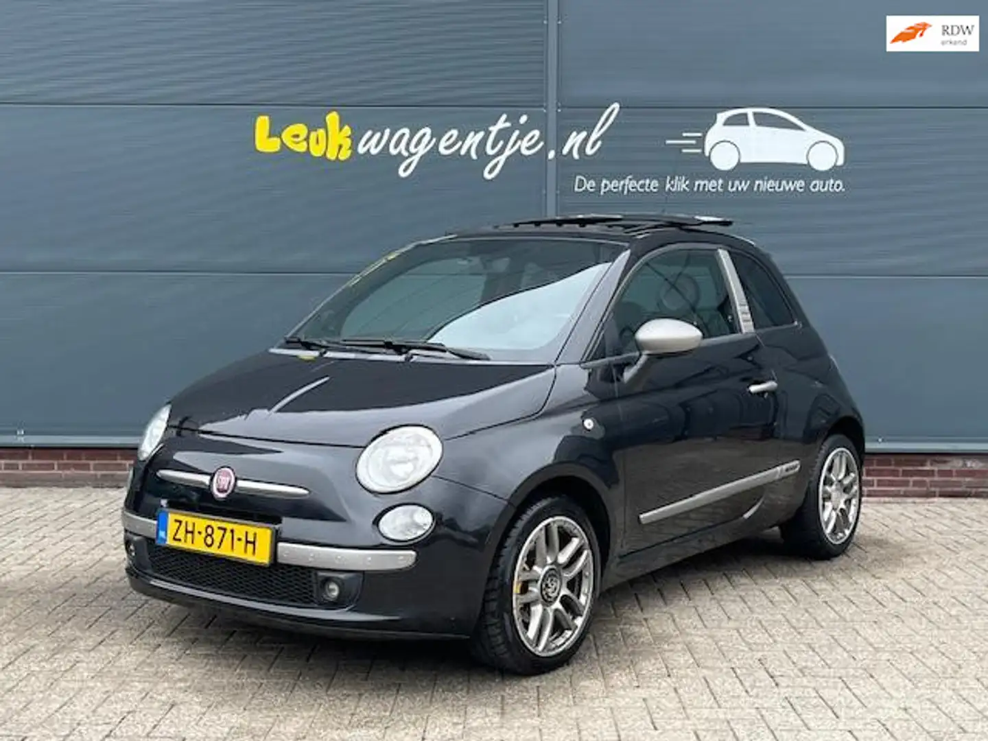 Fiat 500 1.4-16V by Diesel *100pk *schuifdak *Interscope Negro - 1