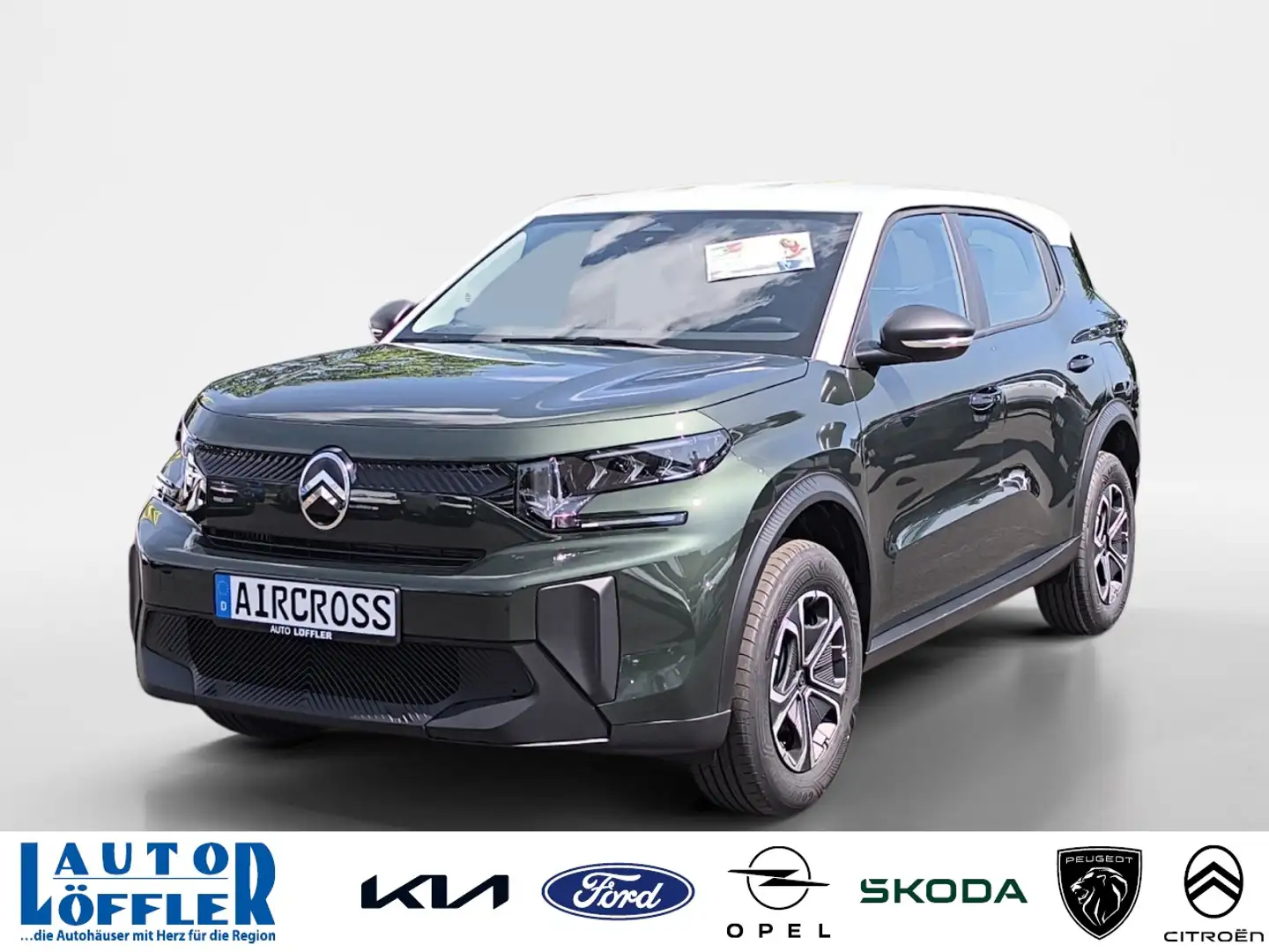 Citroen C3 Aircross Turbo 100 S&S YOU BT Klima Einparkhilfe Grün - 1