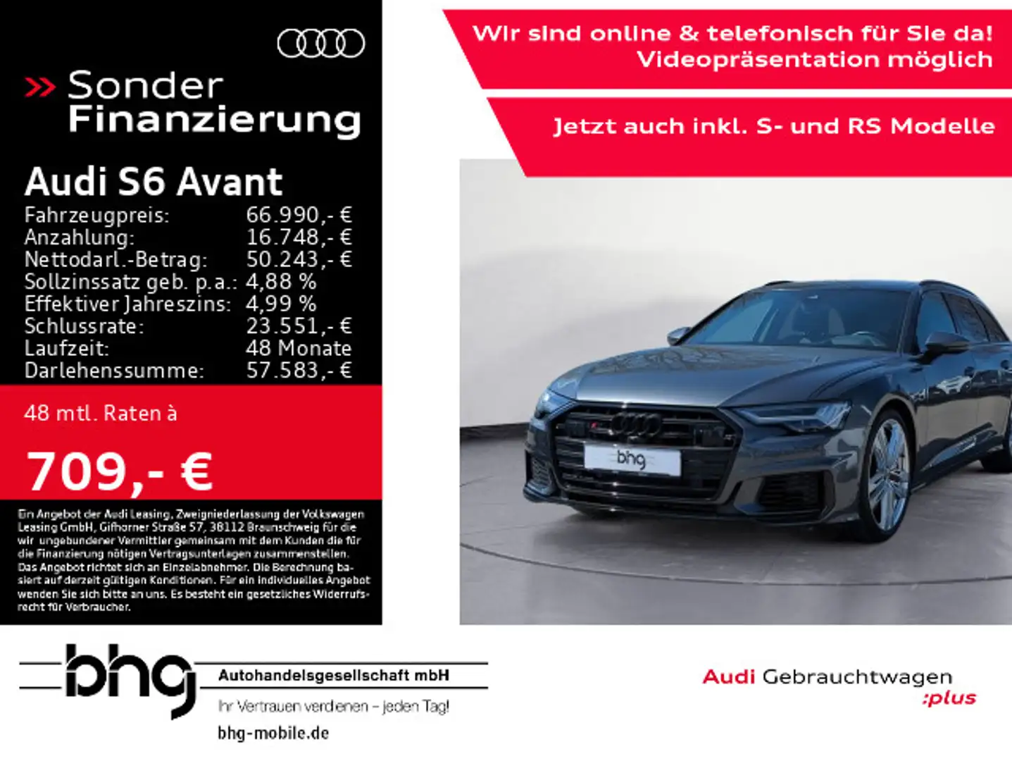 Audi S6 TDI quattro V6 tiptronic 344 PS Gris - 1