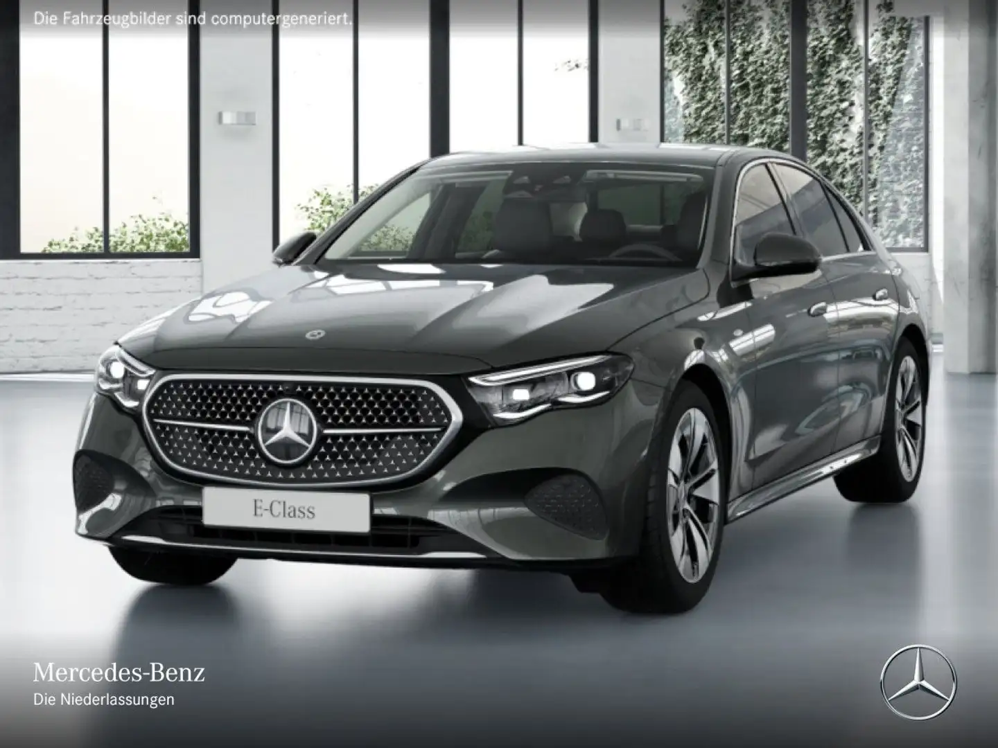 Mercedes-Benz E 300 de Hybrid Avantgarde Fahrass 360° Distr. PTS Grau - 2