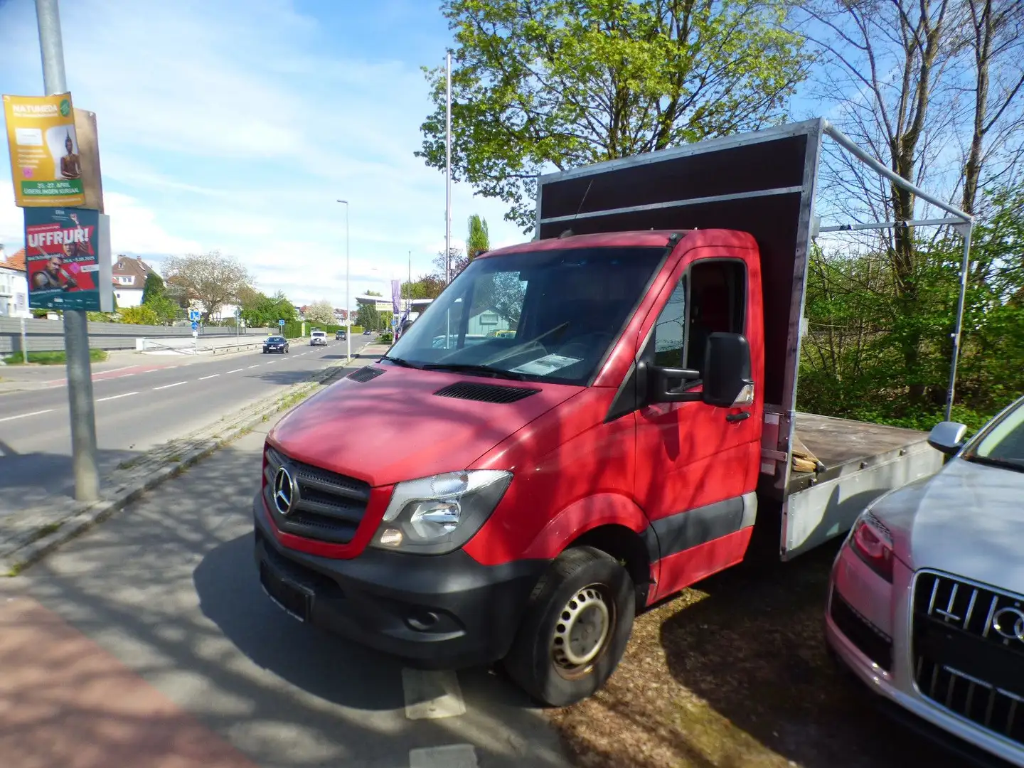 Mercedes-Benz Sprinter II Pritsche 316 CDI*Plane+Spriegel* Rot - 1