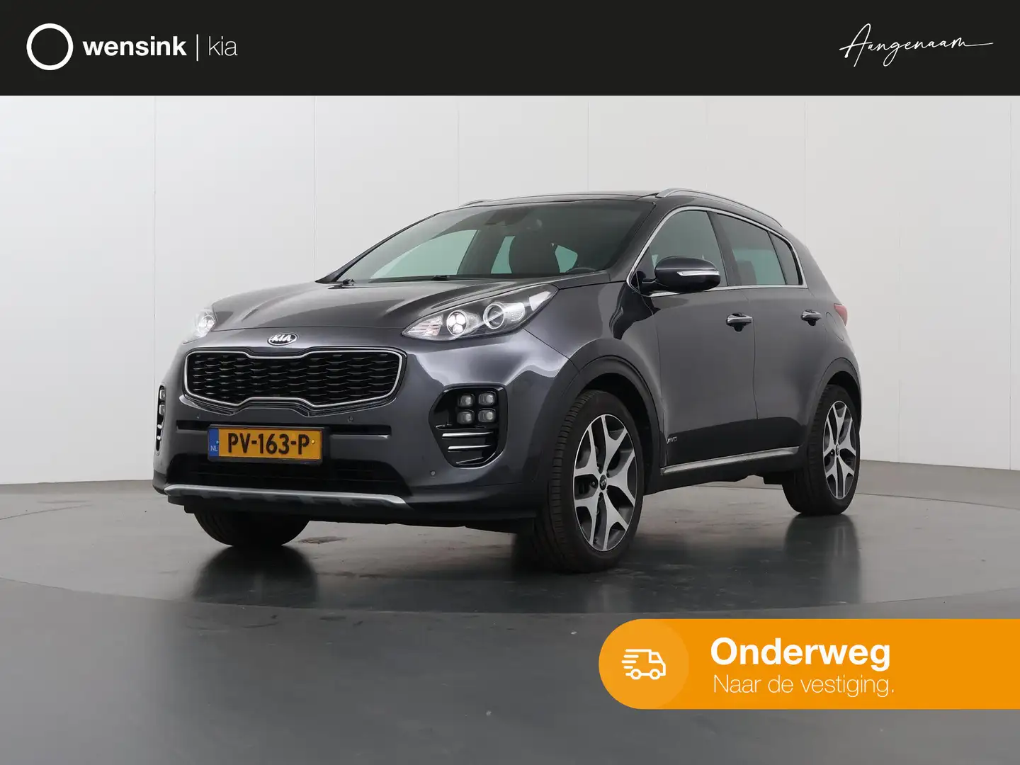 Kia Sportage 1.6 T-GDI 4WD GT-Line | Trekhaak | Panoramadak | L Grijs - 1