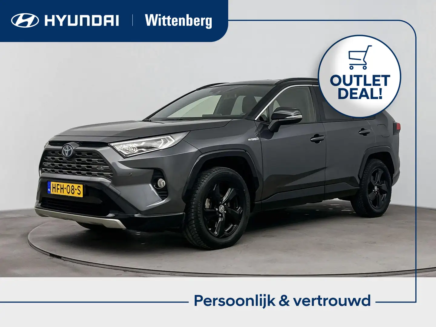 Toyota RAV 4 2.5 HYBRID BI-TONE | OUTLET DEAL | CAMERA | NAVI | Grijs - 1
