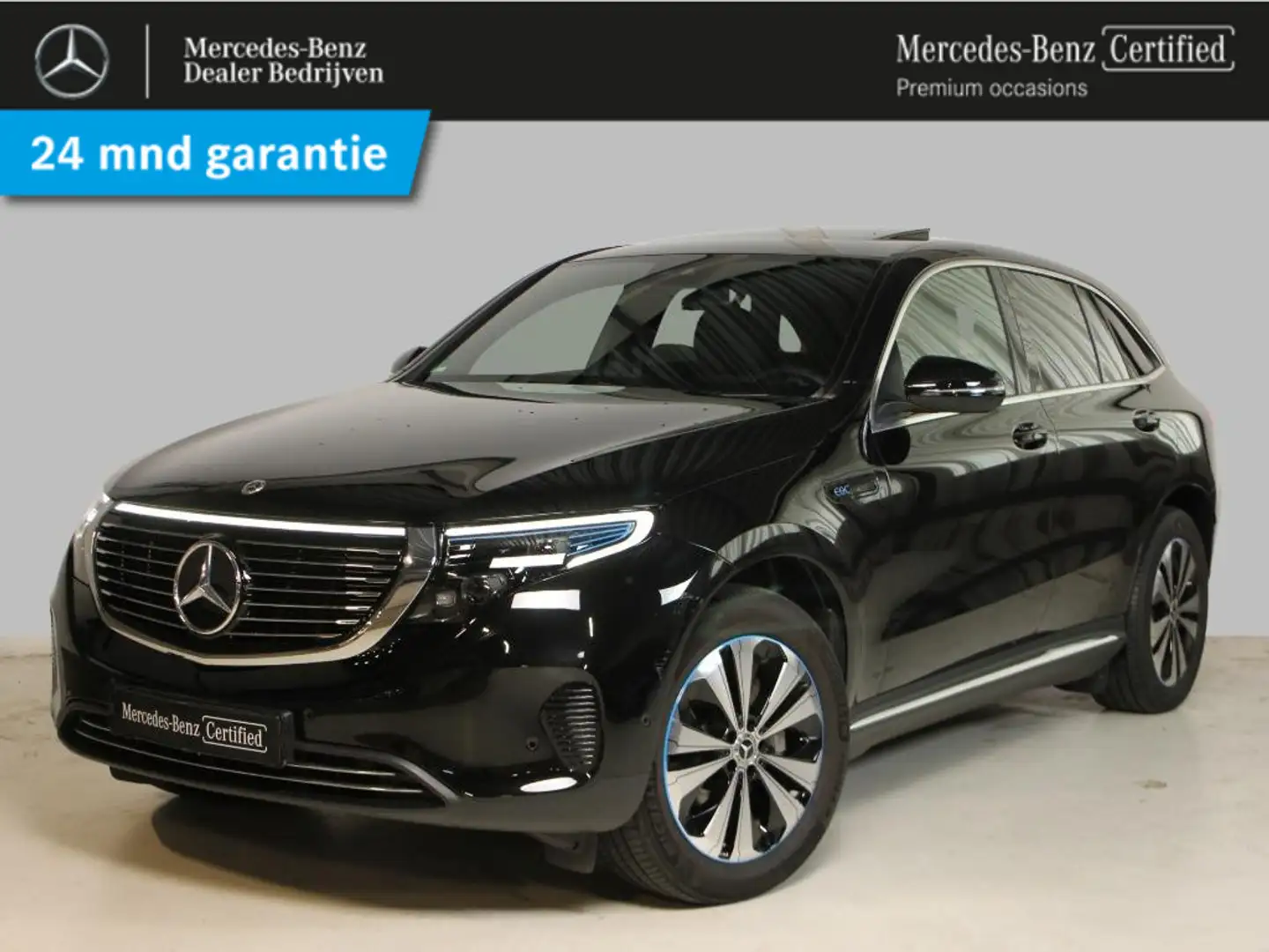 Mercedes-Benz EQC 400 4MATIC | vanaf € 414,- netto bijtelling per maand Zwart - 1