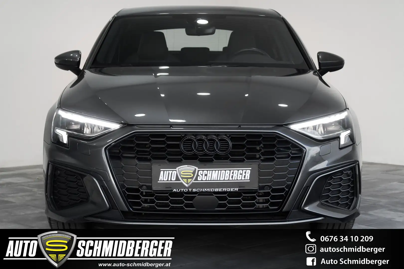 Audi A3 40 TFSIe S LINE*BLACK-LINE*VOLL-LED*AHK-VORB.* Grigio - 2