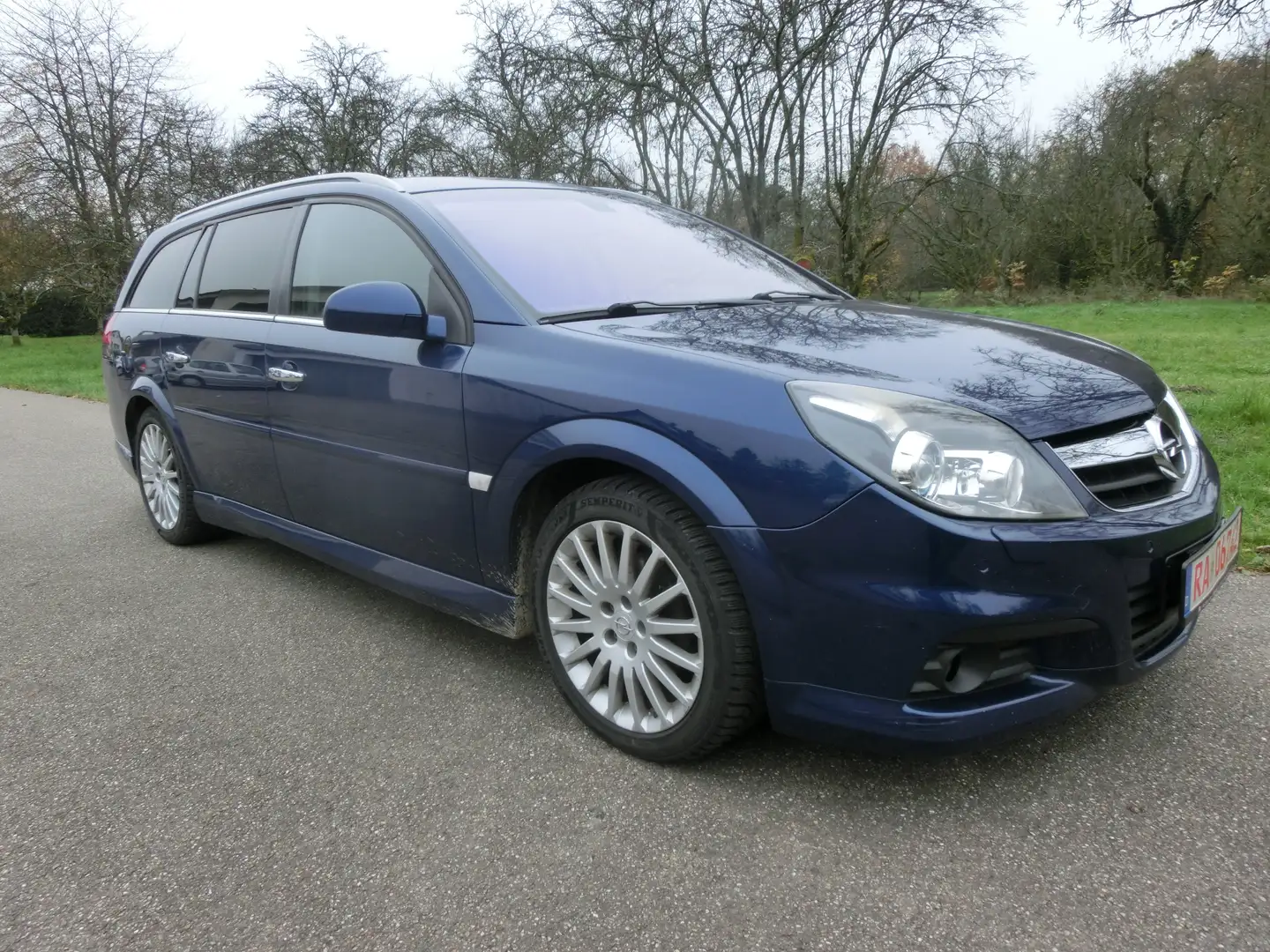 Opel Vectra Recaro Vollleder+Xenon+Shz+AHK+Klimaaut.TÜV neu Blau - 2