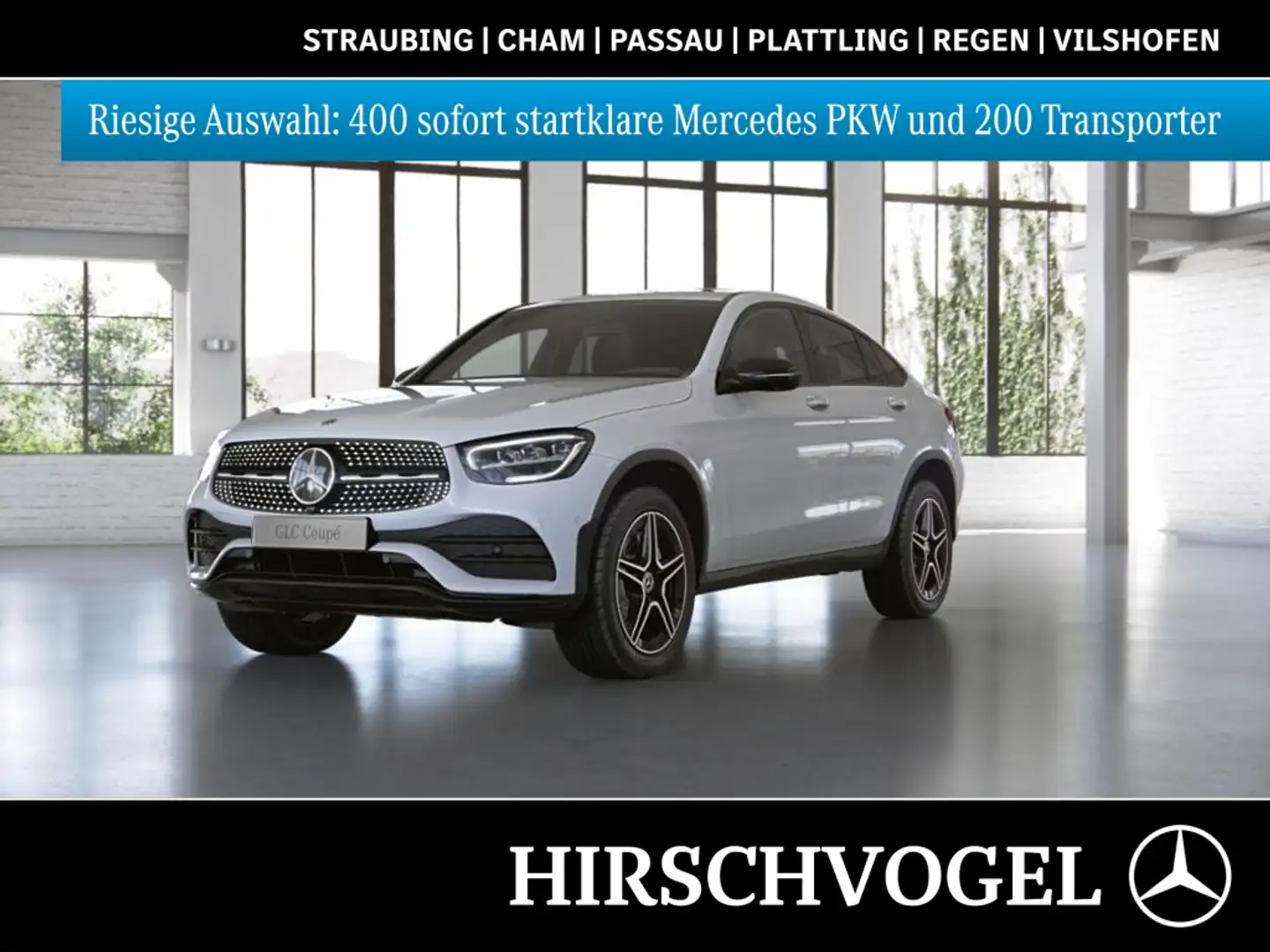 Mercedes-Benz GLC 300 de 4M AMG-Line+Night+AHK+HUP+KEYLESS+LED Weiß - 1