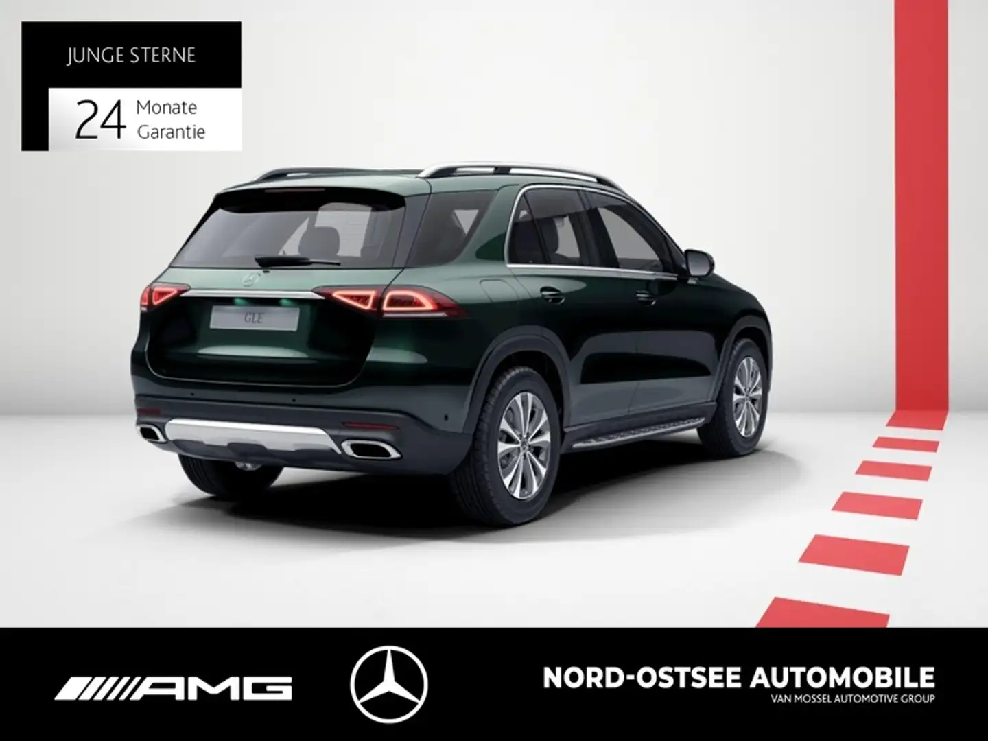 Mercedes-Benz GLE 450 4M  PANO MULTI 360° KAMERA DISTRO LED 9G Grün - 2