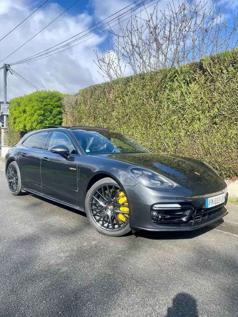 Porsche Panamera Turbo S V8 4.0 680 Hybrid Sport Turismo PDK Gris - 1