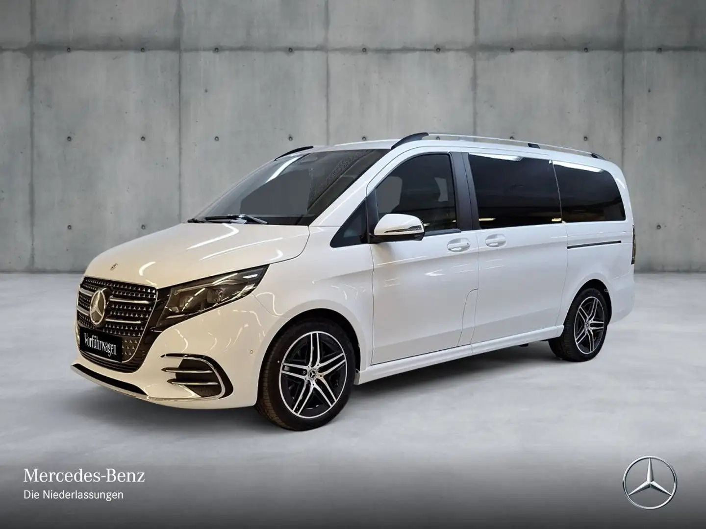 Mercedes-Benz V 250 d AMG+SchiebDa+9G+AHK+StandHZ+Klimaautom Weiß - 2