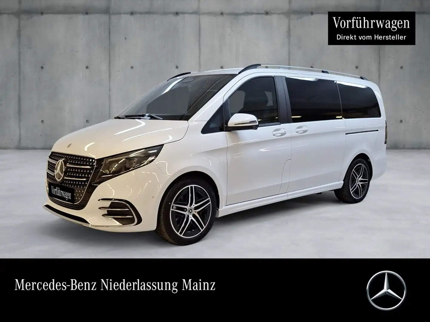 Mercedes-Benz V 250 d STYLE+AMG+SchiebDa+9G+AHK+StandHZ+Navi+DIS Weiß - 1