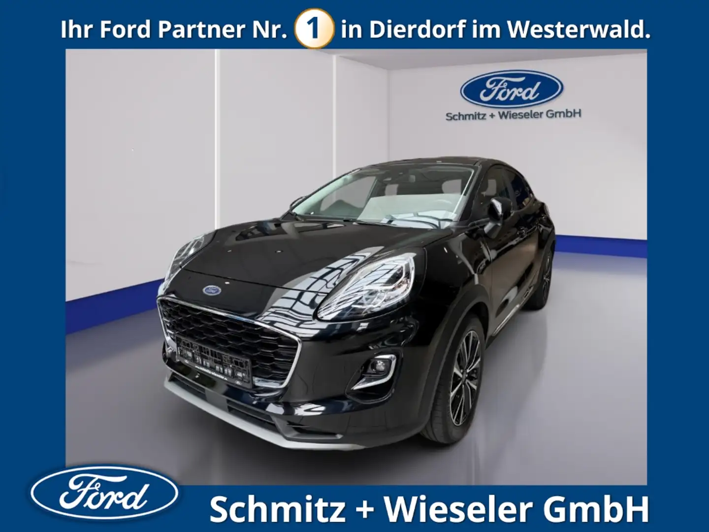 Ford Puma Titanium 1,0 EcoBoost 125PS Sitzheizung Noir - 1