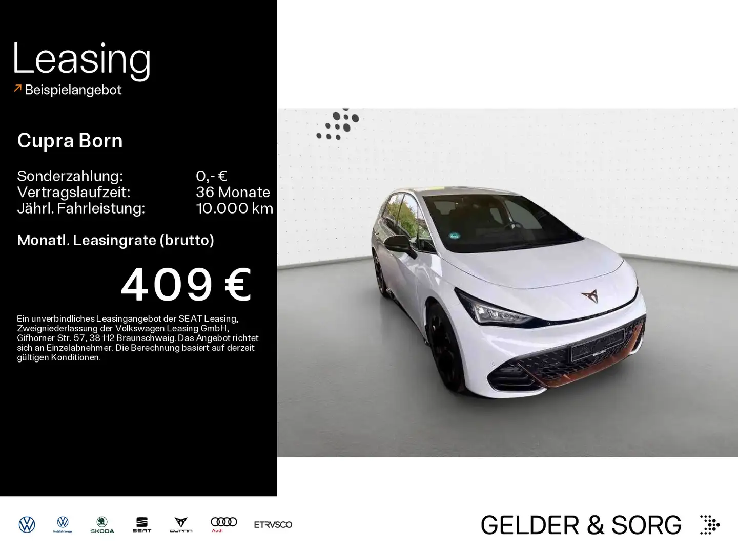 CUPRA Born Fahrzeug-Pedale*Rückfahrkamera*Navi*LED Blanc - 1