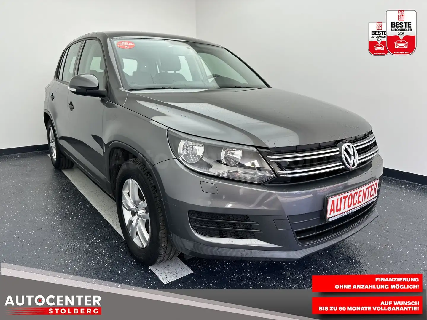 Volkswagen Tiguan Trend & Fun BMT "1 HAND-NAVI-SITZH-PDC" Grau - 2