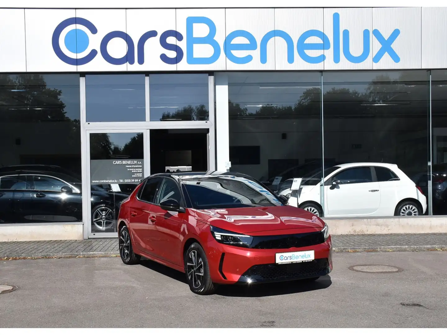 Opel Corsa 1.2 GS AT8 TOIT PANO CUIR GPS LANE SIDE CAM 1° MAI Rouge - 1