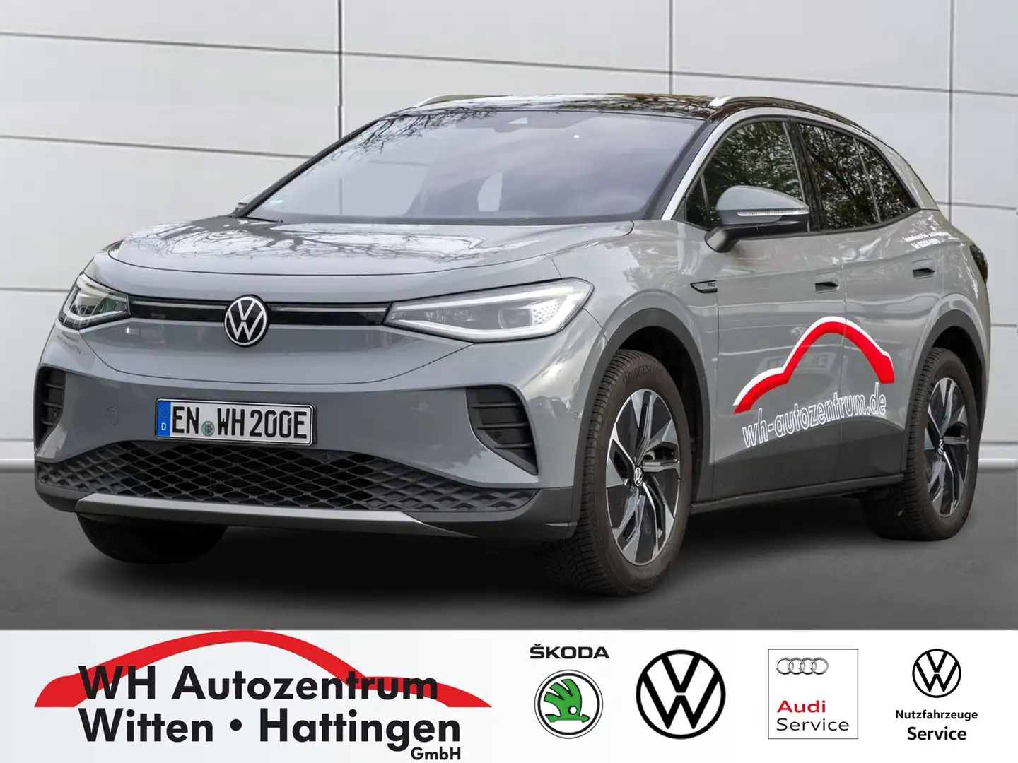 Volkswagen ID.4 Pro 4MOTION WÄRMEPUMPE PANORAMA AHK REARVIEW LE... siva - 1