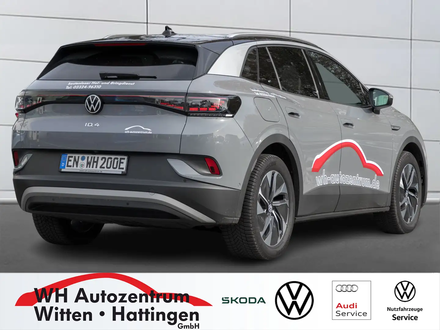 Volkswagen ID.4 Pro 4MOTION WÄRMEPUMPE PANORAMA AHK REARVIEW LE... Šedá - 2