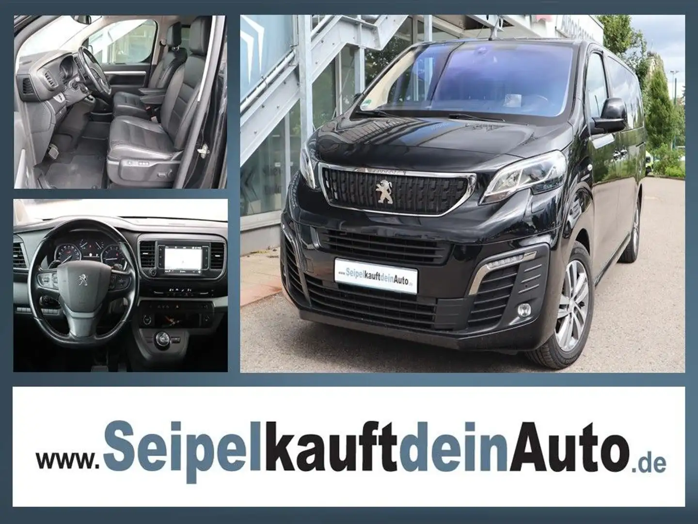 Peugeot Traveller Allure L3*7 SiTZER*AHK*STAND-HZ* Negro - 1
