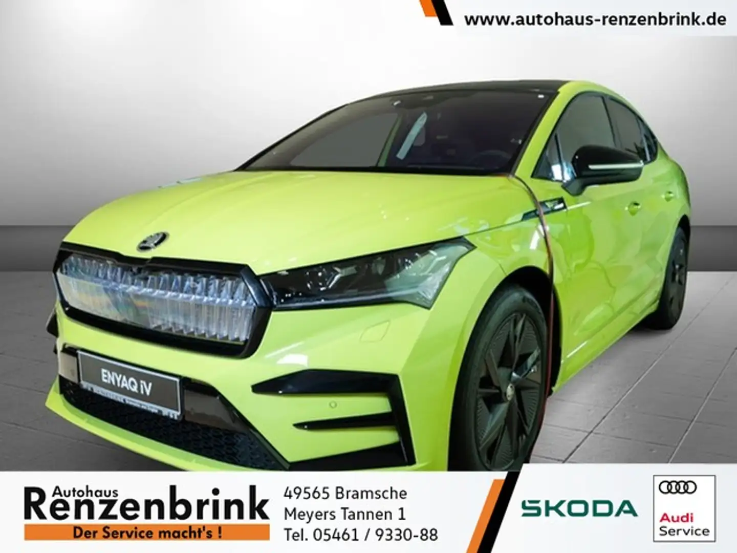 Skoda Enyaq iV Coupe RS 4x4 HUD*MATRIX*PANO Grün - 1