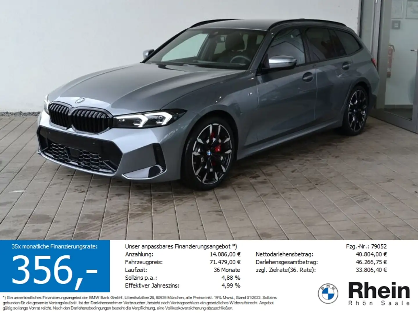 BMW 320 d Touring M Sportpaket Pro AHK.HIFI.ADAP-LED Grigio - 1