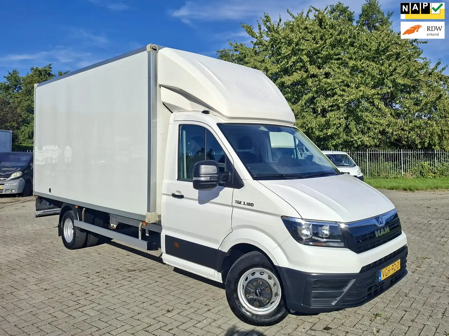 MAN TGE Bakwagen|6-2020|177pk|euro6|automaat|dubbel lucht| Blanc - 1