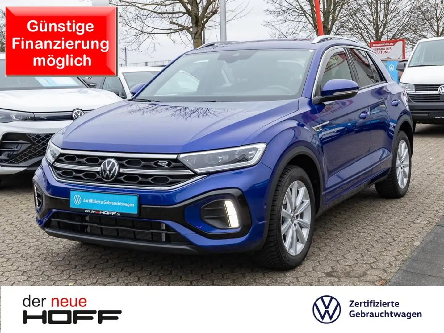 Volkswagen T-Roc 1.0 TSI R-Line Navi Matrix LED Kamera Massage Stan Blau - 1