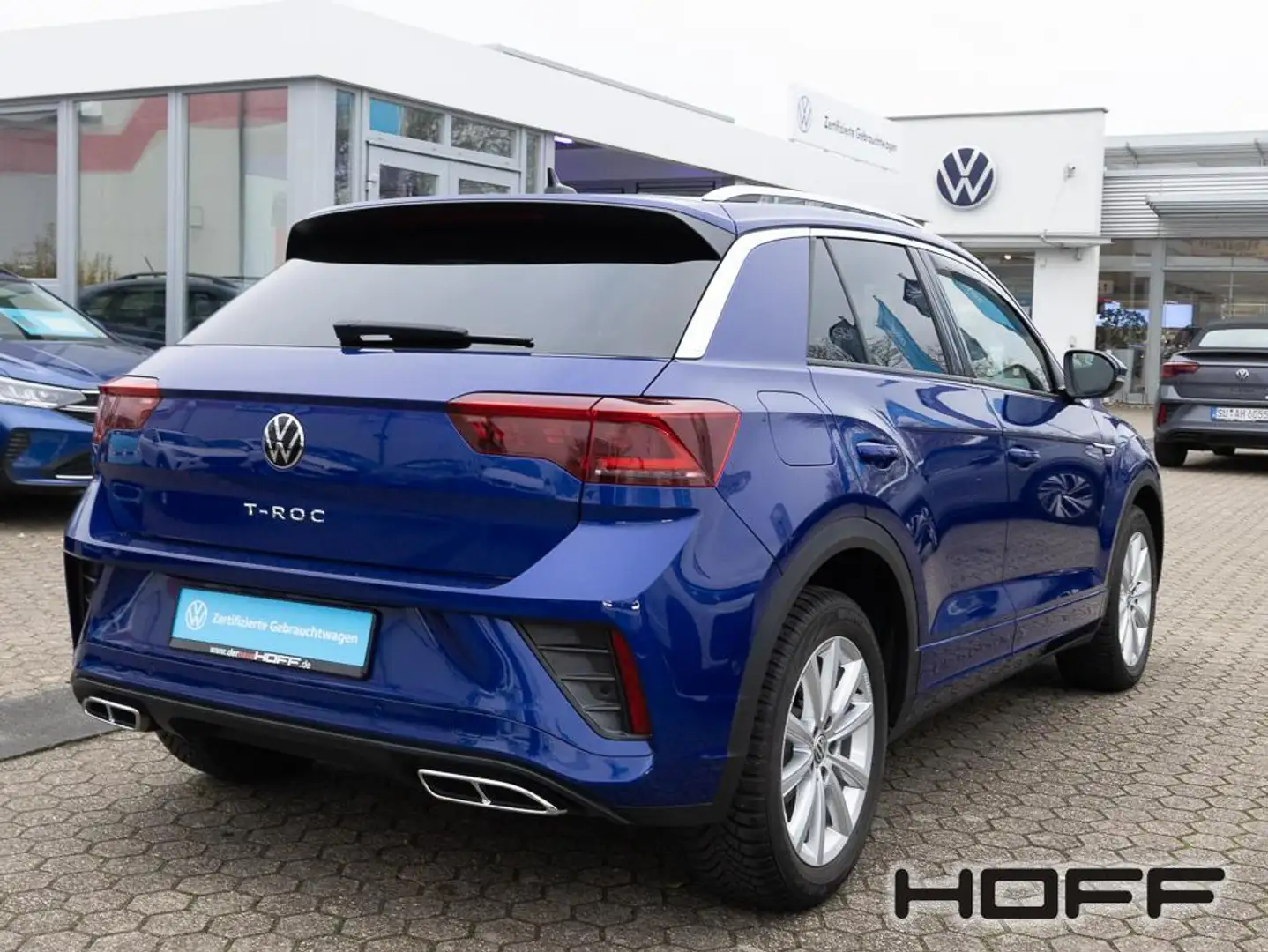 Volkswagen T-Roc 1.0 TSI R-Line Navi Matrix LED Kamera Massage Stan Blau - 2