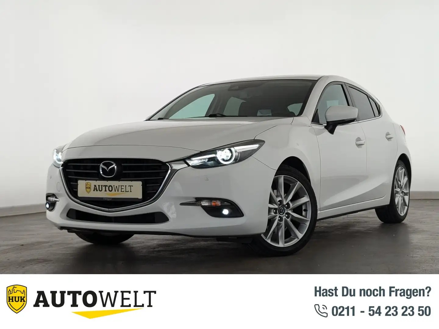 Mazda 3 Mazda 3 2.0 SKYACTIV-G 120 Sports-Line AHK+NAVI+ White - 1
