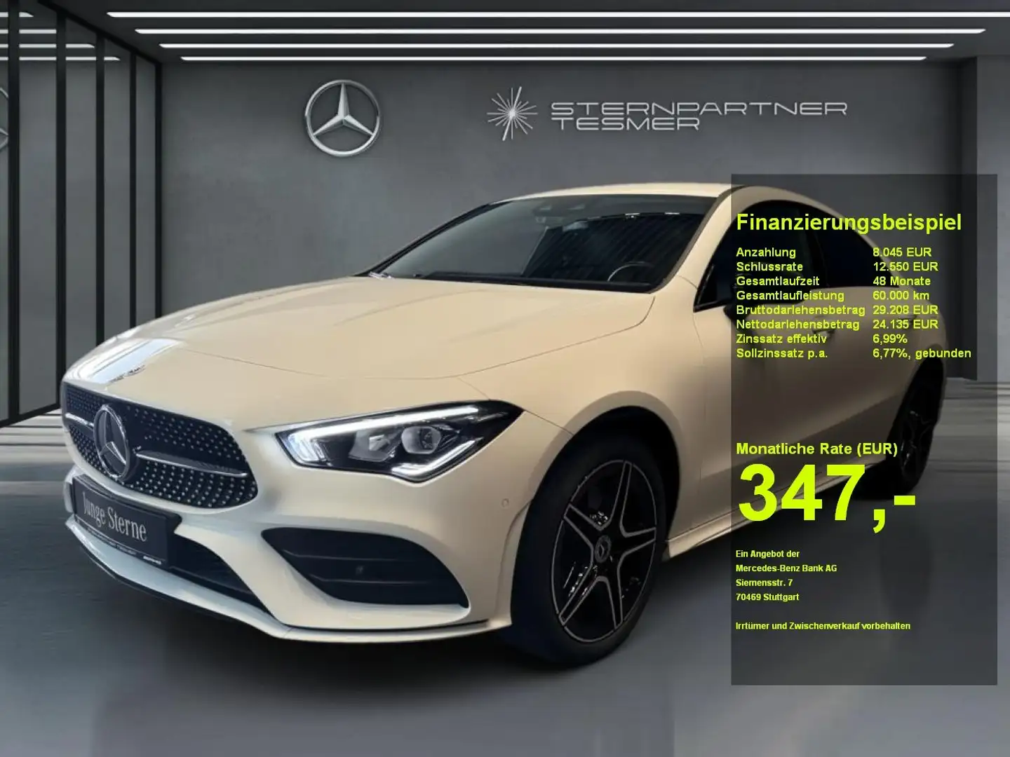 Mercedes-Benz CLA 250 e AMG+NIGHT+KAMERA+AMBIENTE+SHZ+LED+COUP Blanc - 1
