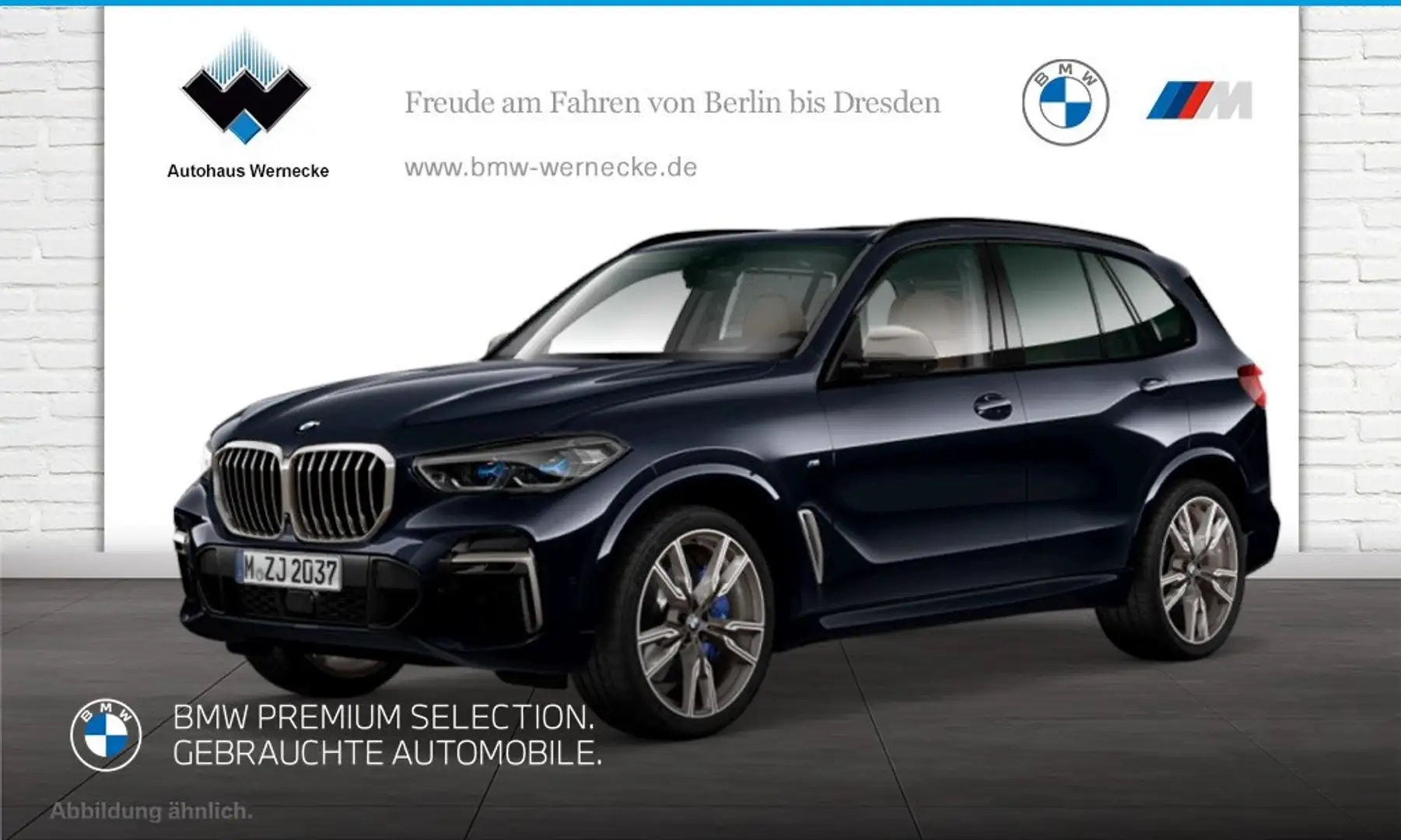BMW X5 M 50i Head-Up HK HiFi DAB Aktivlenkung WLAN Noir - 1