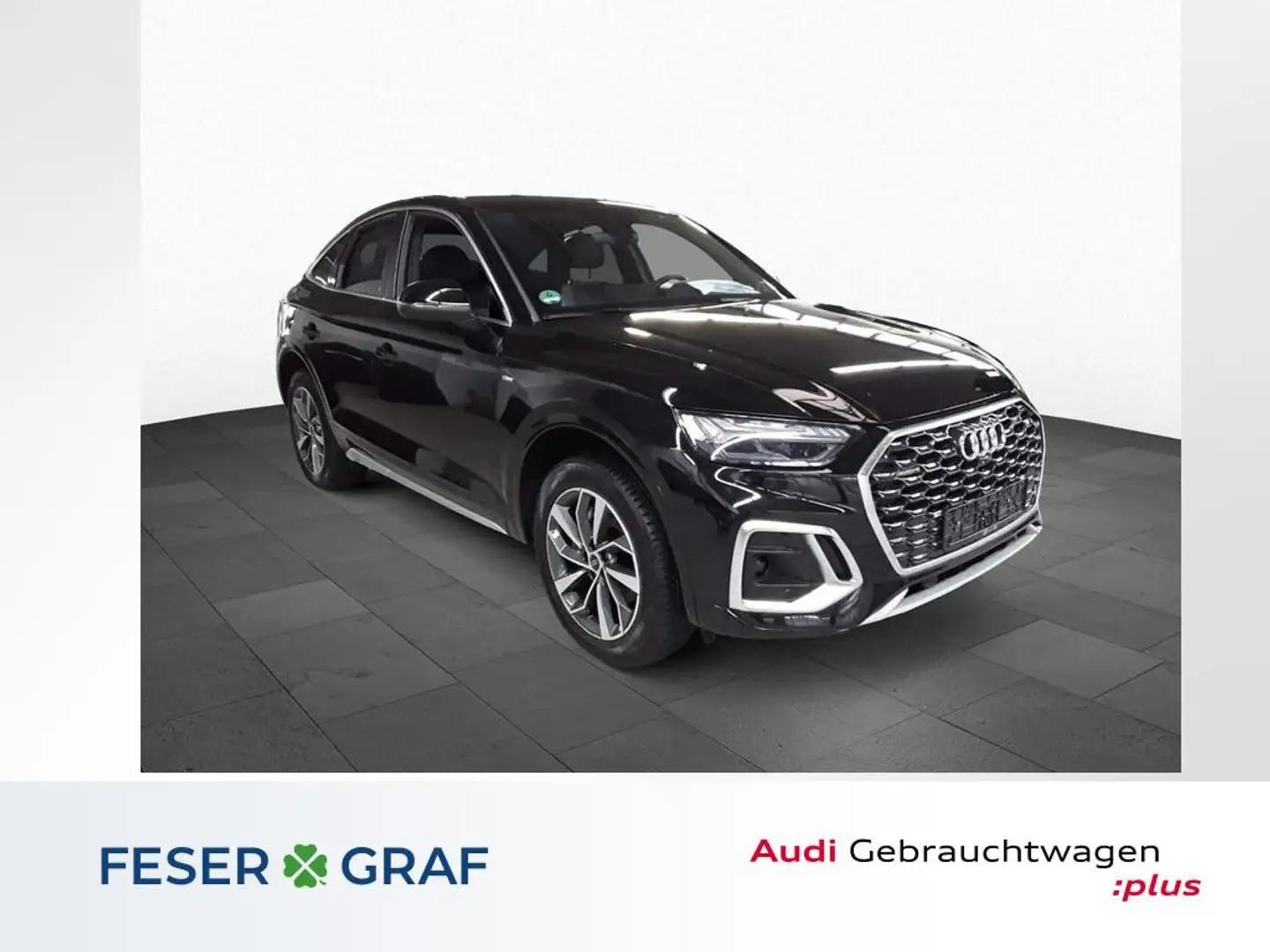Audi Q5 Sportb S line 40 TDI qu. S tro.+ACC+InterieuS Schwarz - 1